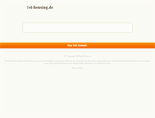 Tablet Screenshot of 1st-housing.de